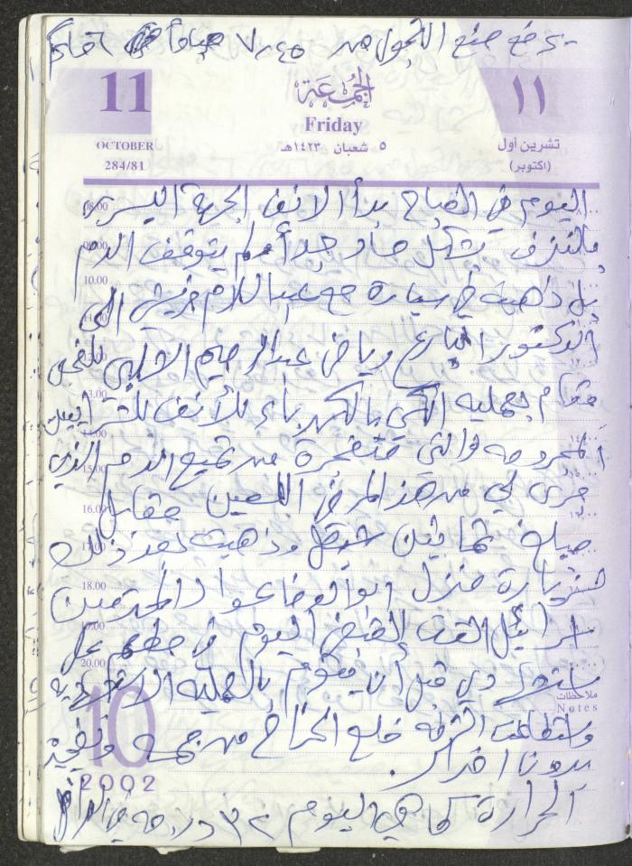 يوميات محمود خريشة، ذنابة- طولكرم، 2002 