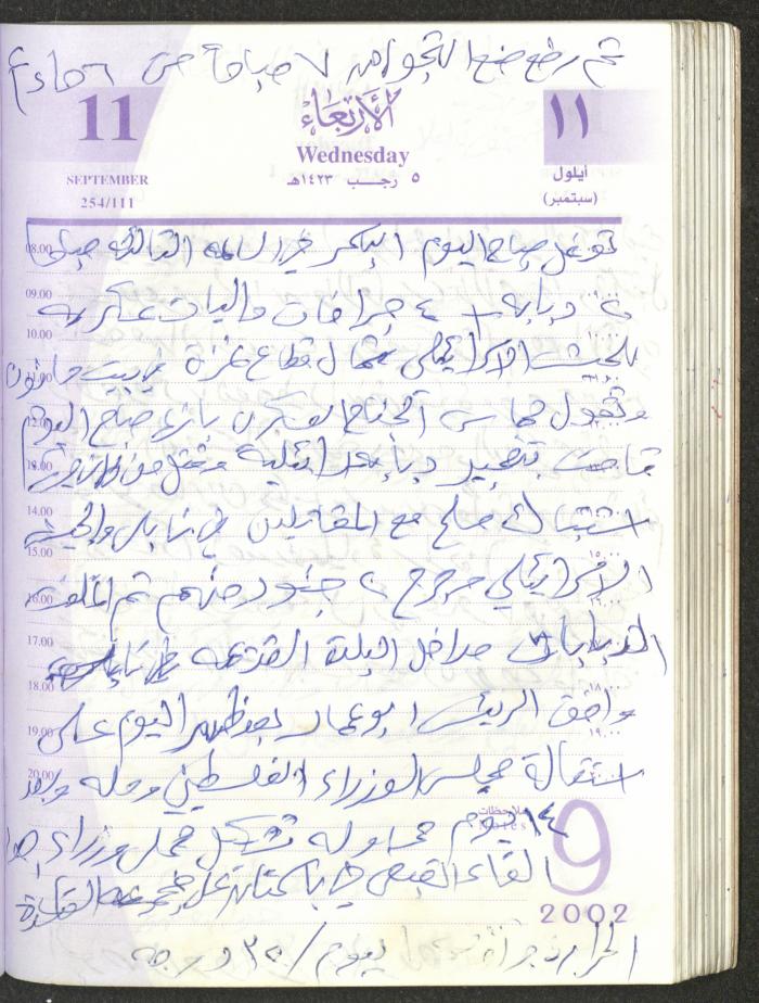 يوميات محمود خريشة، ذنابة- طولكرم، 2002 