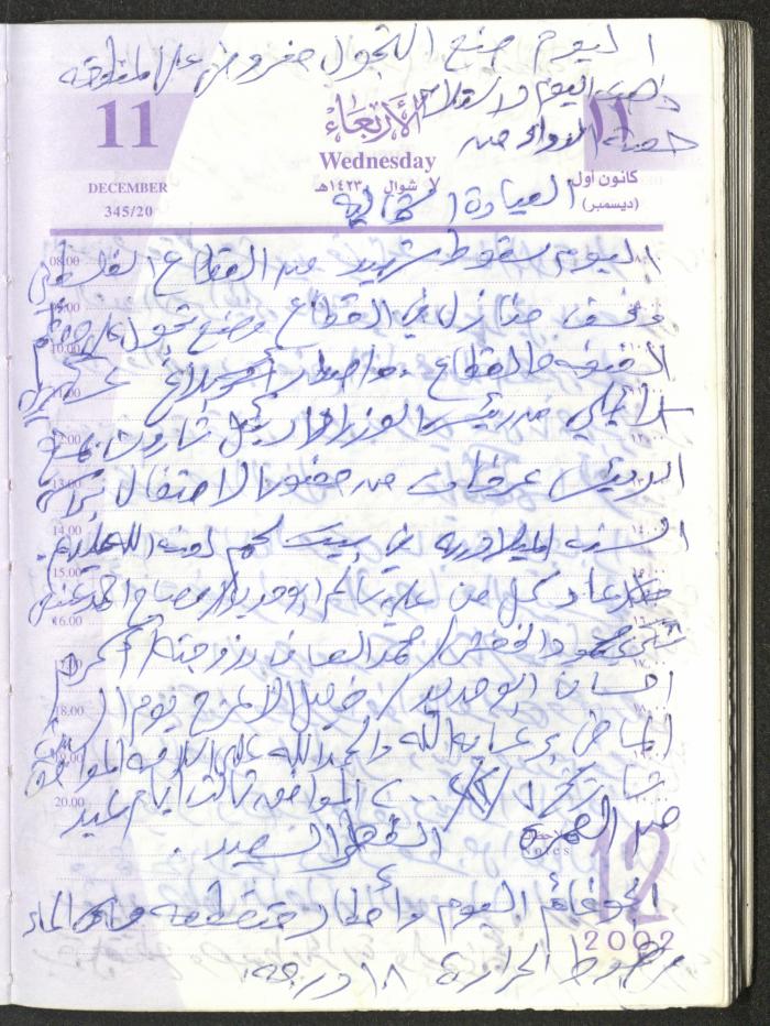 يوميات محمود خريشة، ذنابة- طولكرم، 2002 