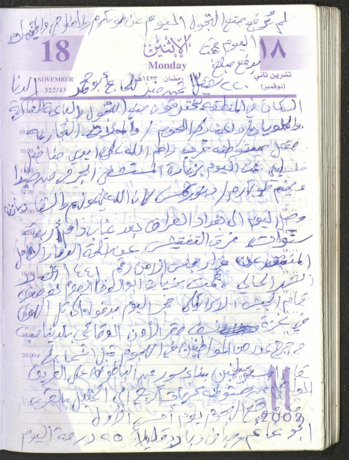 يوميات محمود خريشة، ذنابة- طولكرم، 2002 