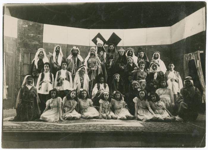 Birzeit College Girls after Performing the 