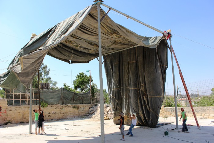 A Photograph of a Summar School Held by the PCS in Birzeit, 2012
