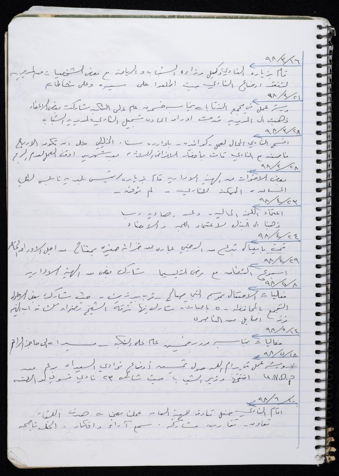 Activities of the Palestinian Women's Club, Nablus, 2000-2004