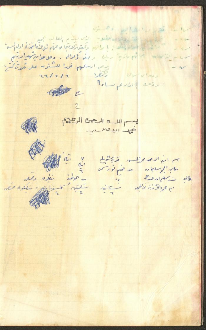 A Record of the Arab Society for Orphans Administration Decisions, Tulkarm, 1965-1970