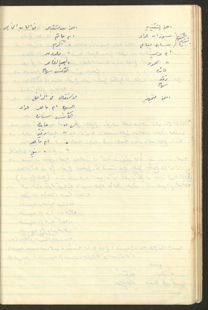 A Record of the Arab Society for Orphans Decisions, Tulkarm, 1961-1965