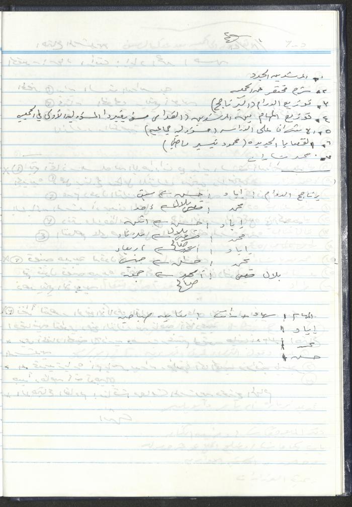 دفتر تعليمات لنزلاء جمعية دار اليتيم العربي، طولكرم، 2002-2005