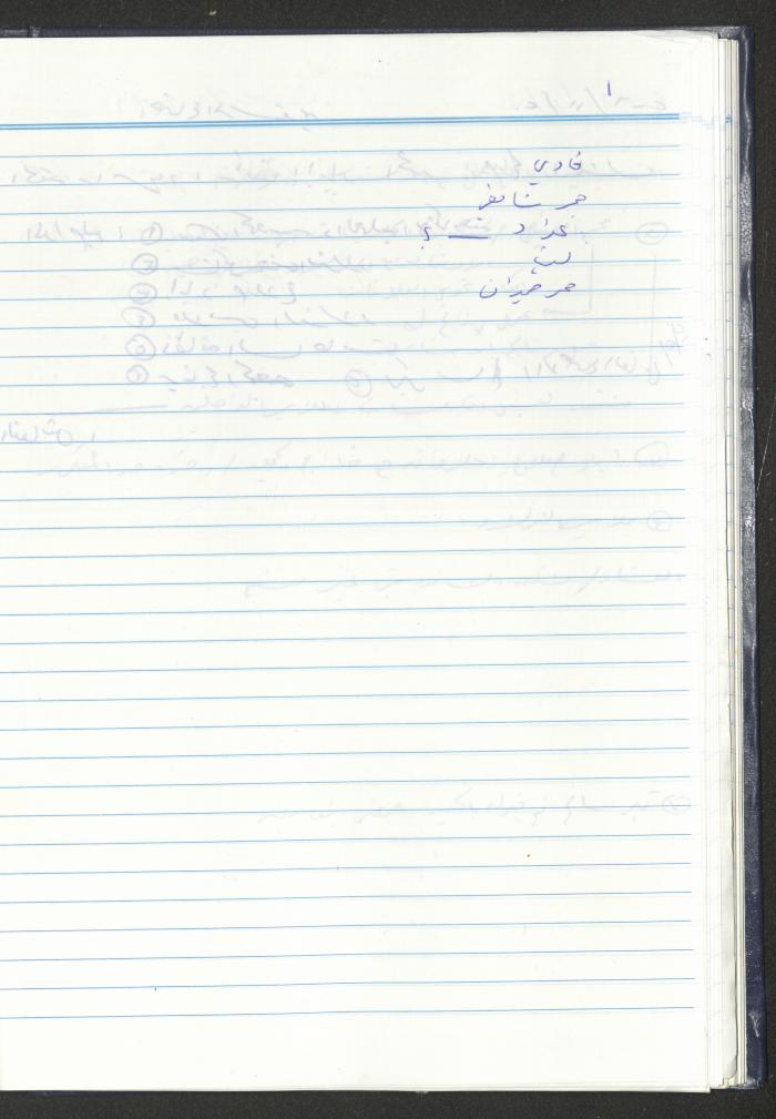 دفتر تعليمات لنزلاء جمعية دار اليتيم العربي، طولكرم، 2002-2005