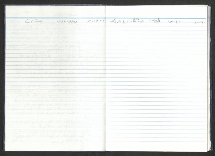 دفتر تعليمات لنزلاء جمعية دار اليتيم العربي، طولكرم، 2002-2005