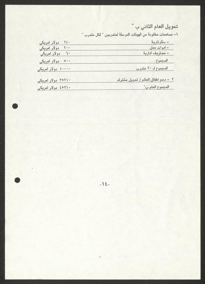 كتاب ورشات تدريبية، طولكرم، 1993