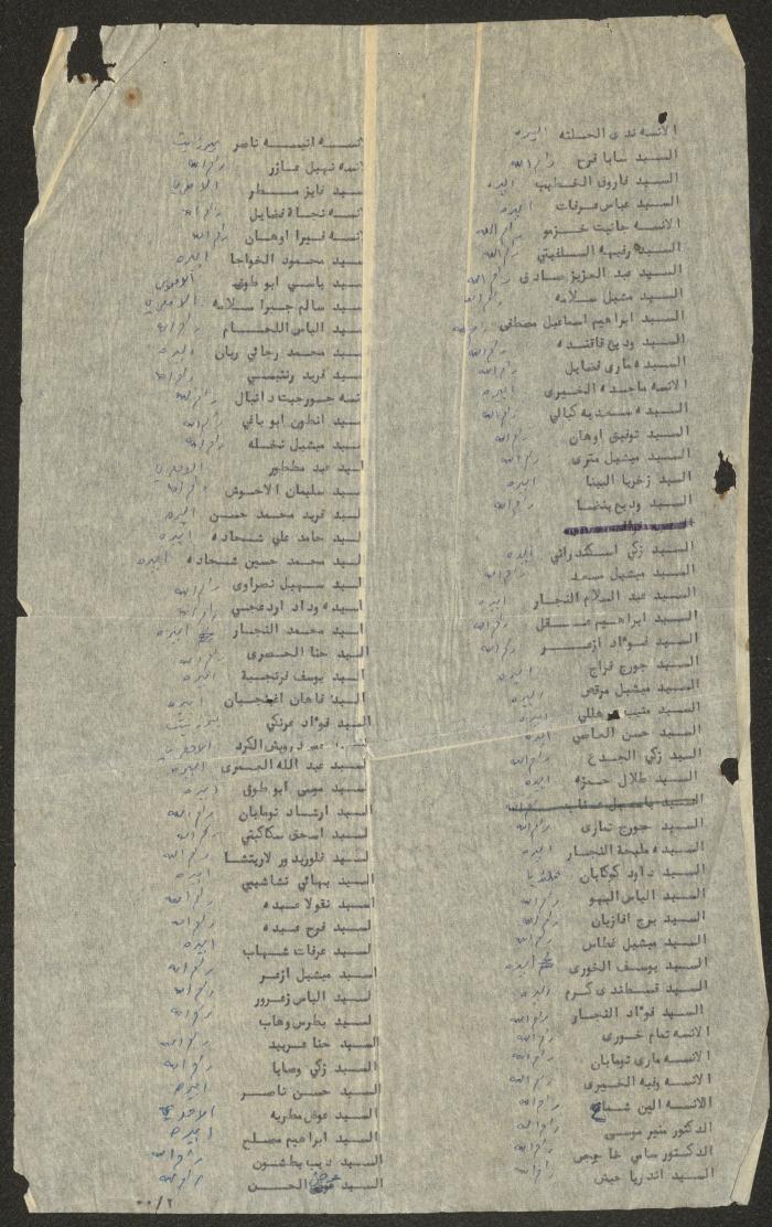 A Letter from Jamil Khoury to Ramallah's Administrative Governor, 7 June 1958