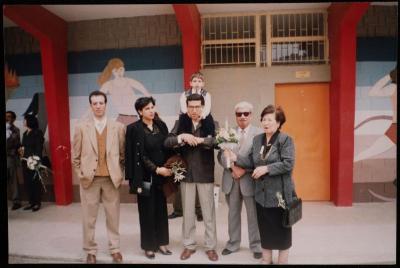 Shakib Jahshan with his Family, Nazareth, 27 March 1999