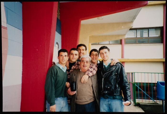 Shakib Jahshan with his Students, the Early 1990s