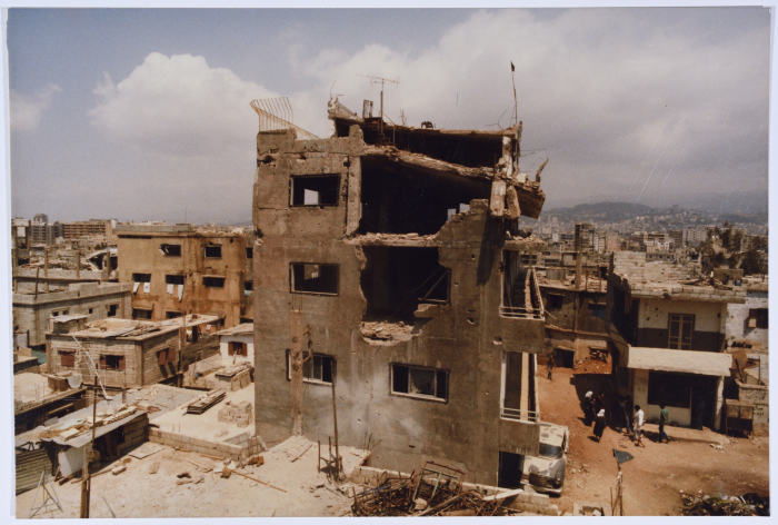 A Destroyed Building, Burj al-Barajneh Camp, 1985- 1987