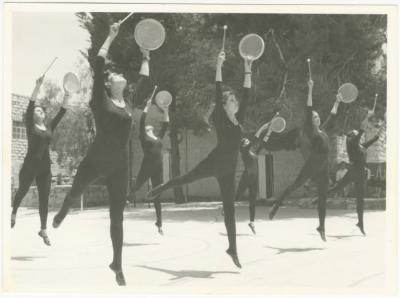 Tambourine Rhythmic Practice, Birzeit University, 1978
