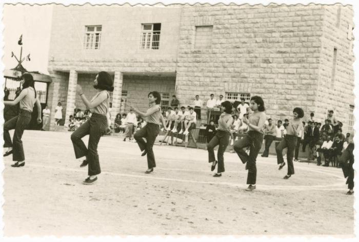 A Group of Birzeit College Students Practicing Modern Dance, 1967