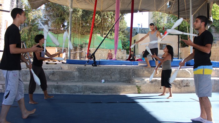 A Photograph of a Summar School Held by the PCS in Birzeit, 2012
