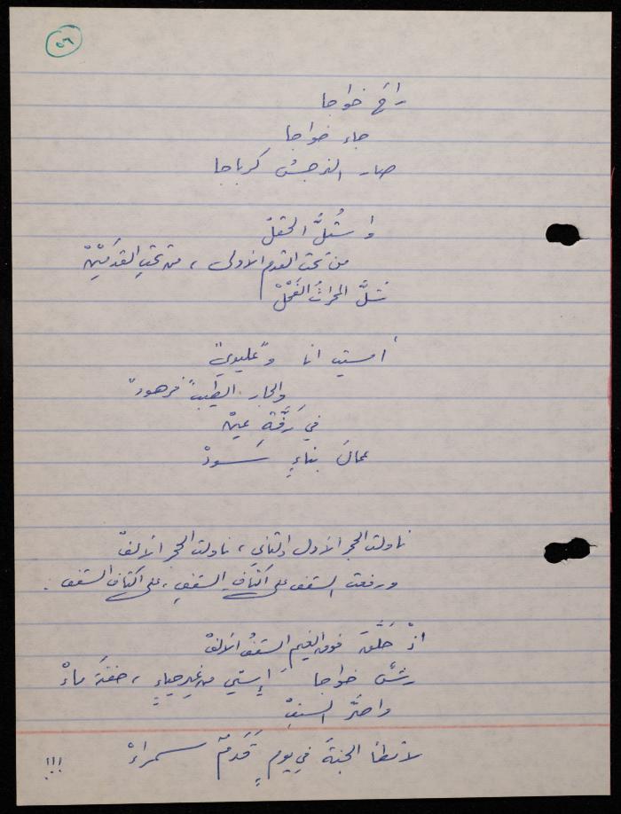 A Poetry Collection by Shakib Jahshan, Nazareth, 1977- 1978