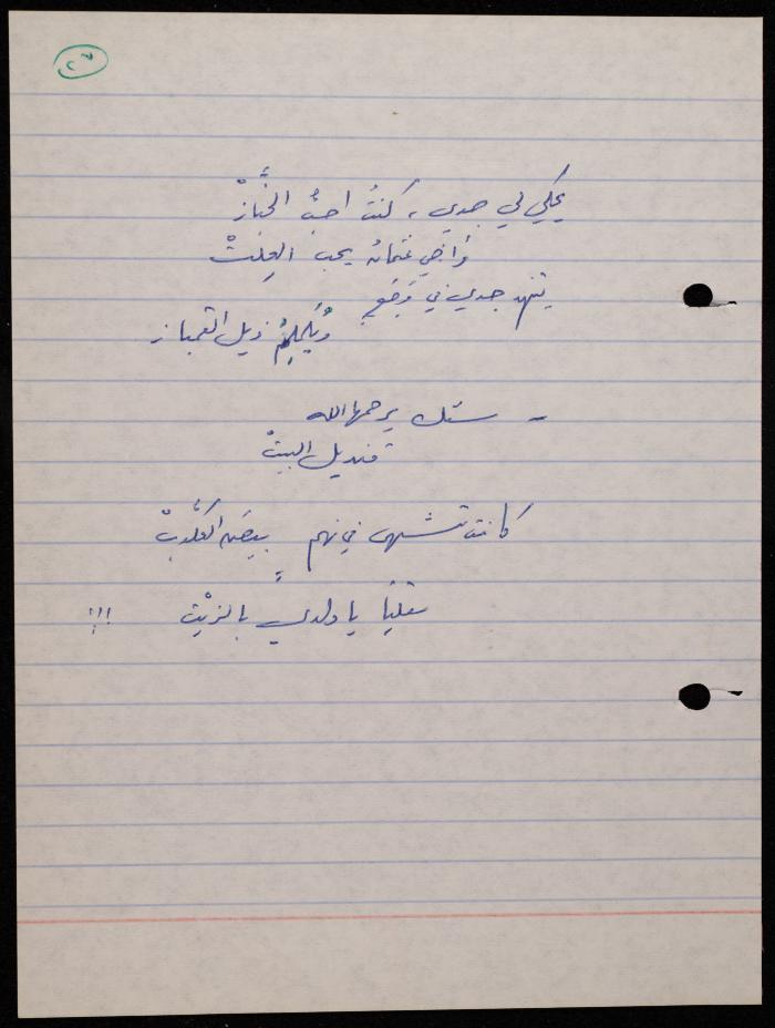 A Poetry Collection by Shakib Jahshan, Nazareth, 1977- 1978