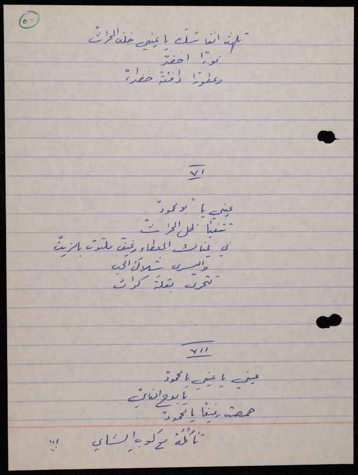A Poetry Collection by Shakib Jahshan, Nazareth, 1977- 1978