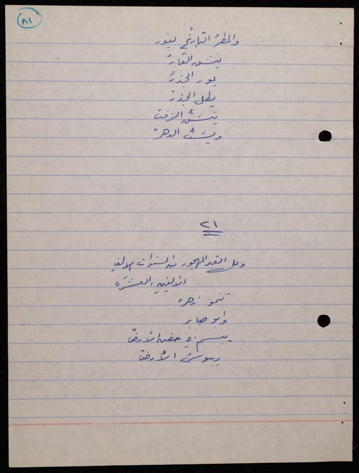 A Poetry Collection by Shakib Jahshan, Nazareth, 1977- 1978