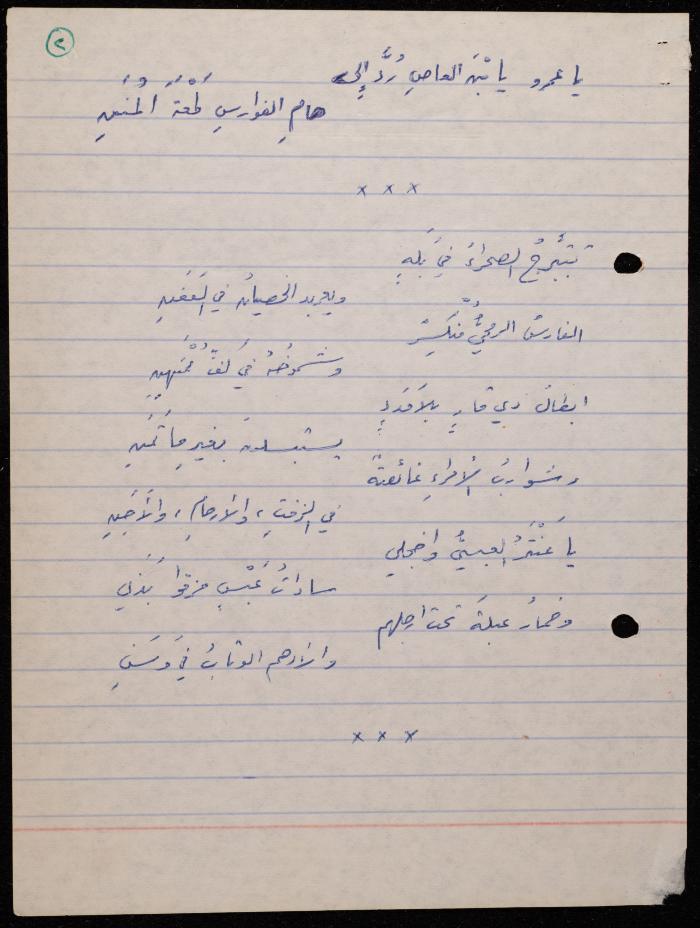 A Poetry Collection by Shakib Jahshan, Nazareth, 1979