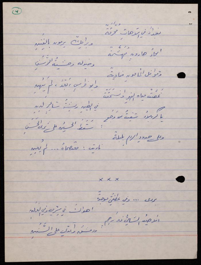 A Poetry Collection by Shakib Jahshan, Nazareth, 1979
