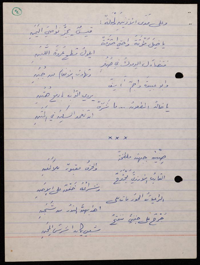 A Poetry Collection by Shakib Jahshan, Nazareth, 1979