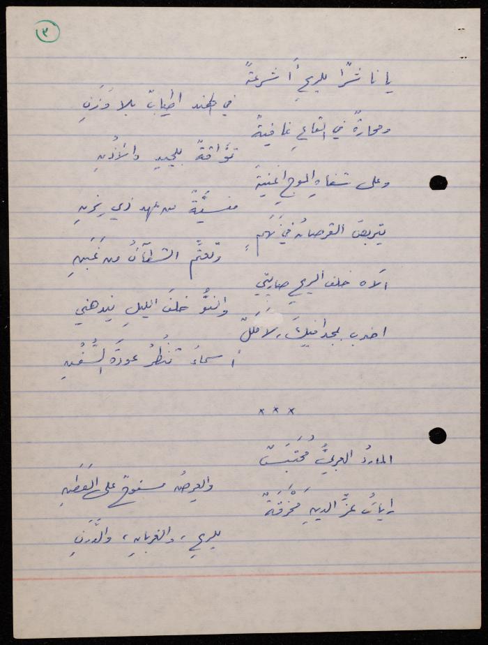 A Poetry Collection by Shakib Jahshan, Nazareth, 1979