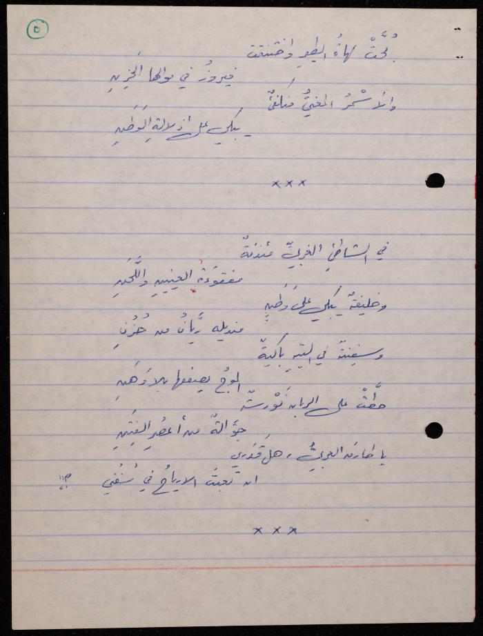 A Poetry Collection by Shakib Jahshan, Nazareth, 1979