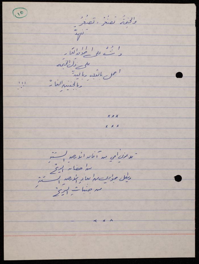 A Poetry Collection by Shakib Jahshan, Nazareth, 1979