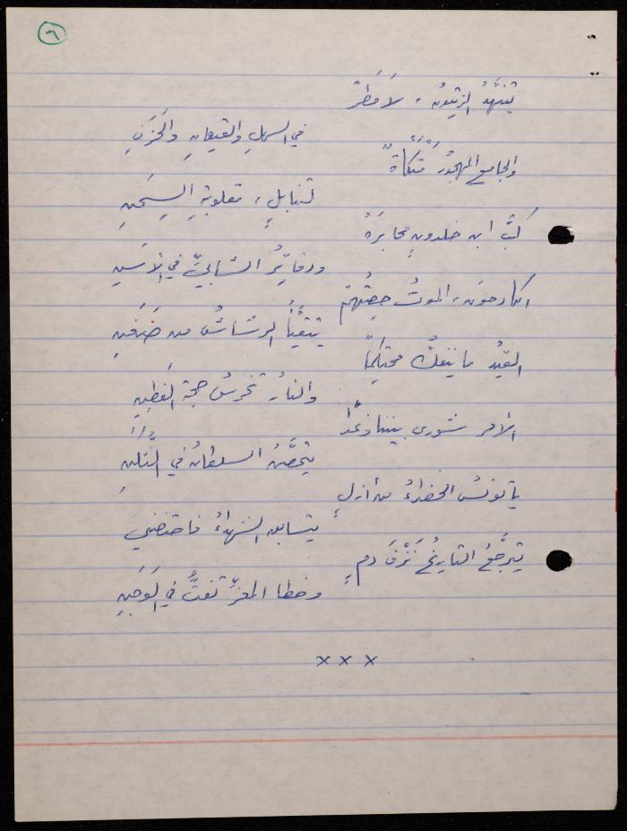 A Poetry Collection by Shakib Jahshan, Nazareth, 1979