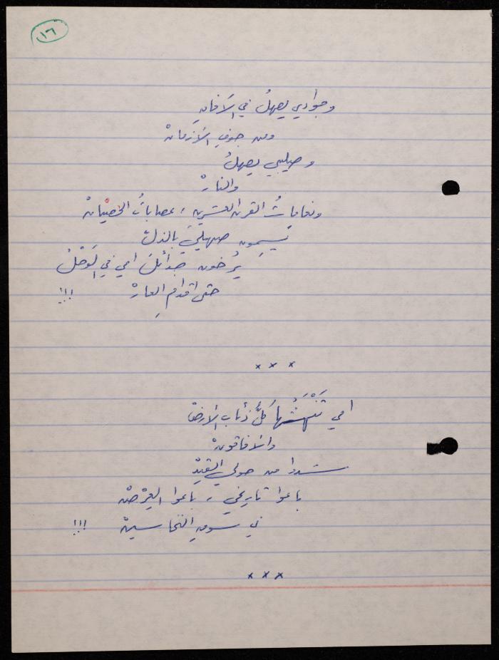A Poetry Collection by Shakib Jahshan, Nazareth, 1979