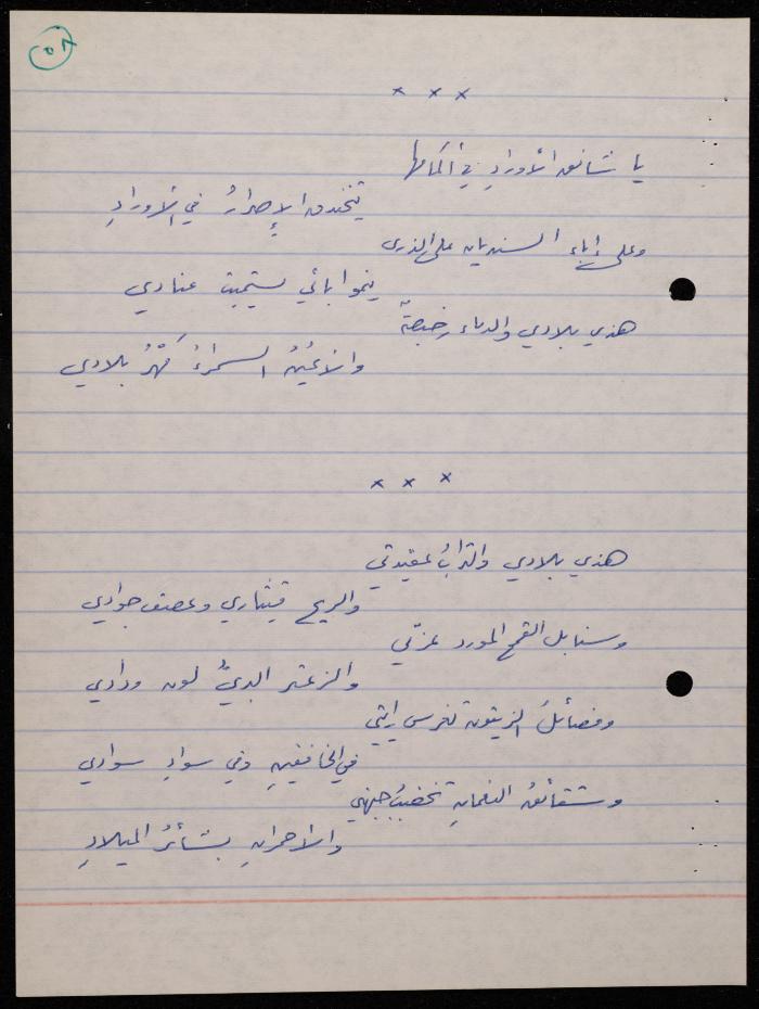 A Poetry Collection by Shakib Jahshan, Nazareth, 1979