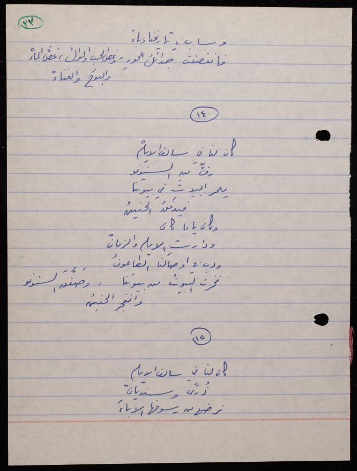 A Poetry Collection by Shakib Jahshan, Nazareth, 1979