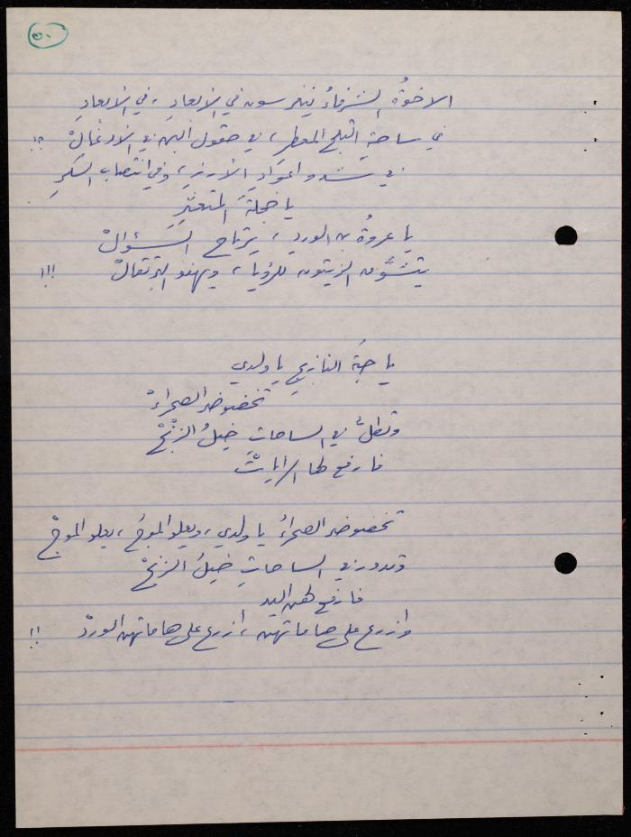 A Poetry Collection by Shakib Jahshan, Nazareth, 1979