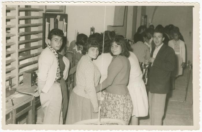 A Group of Participating Students in a Science Fair, Birzeit University, 1960 