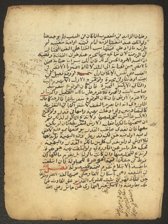مخطوطة حول العبادات، القرن التاسع عشر