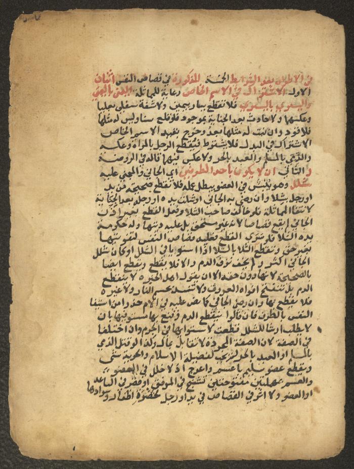 مخطوطة حول العبادات، القرن التاسع عشر