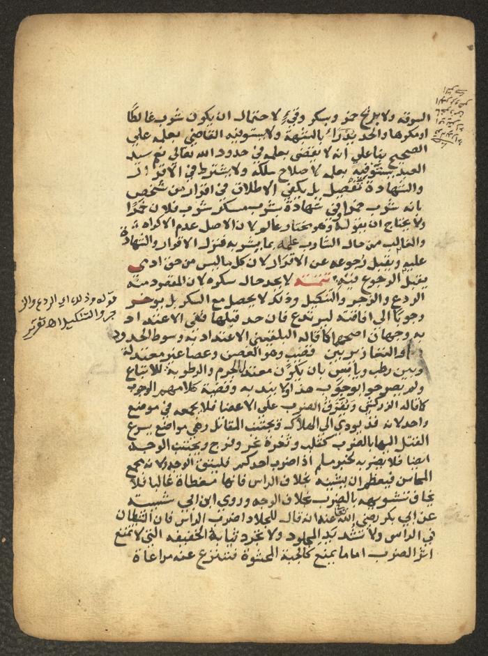 مخطوطة حول العبادات، القرن التاسع عشر