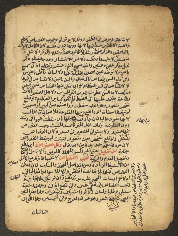 مخطوطة حول العبادات، القرن التاسع عشر