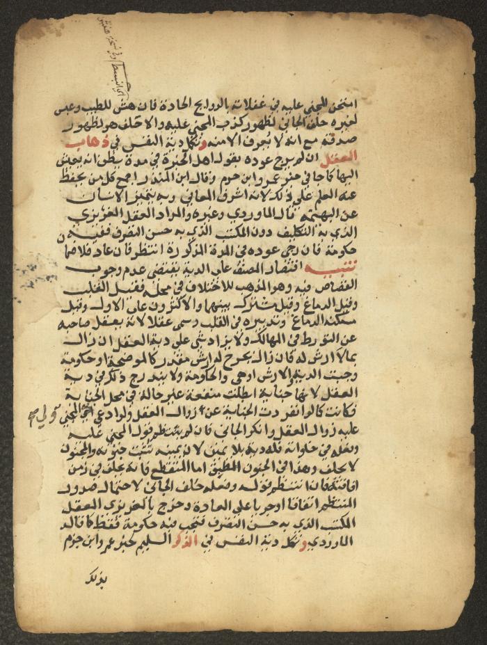 مخطوطة حول العبادات، القرن التاسع عشر