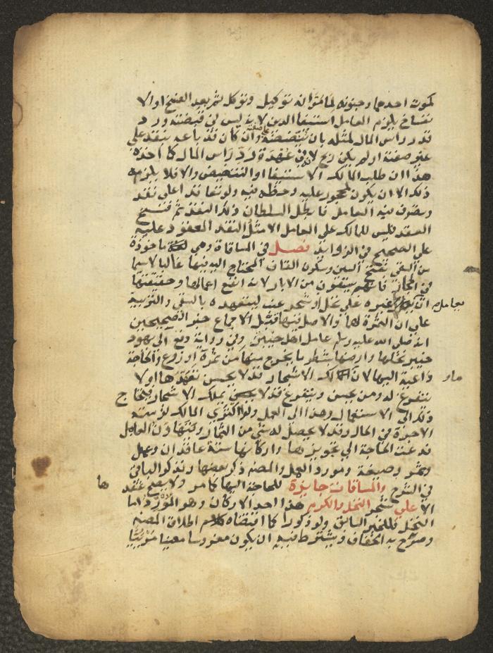 مخطوطة حول العبادات، القرن التاسع عشر