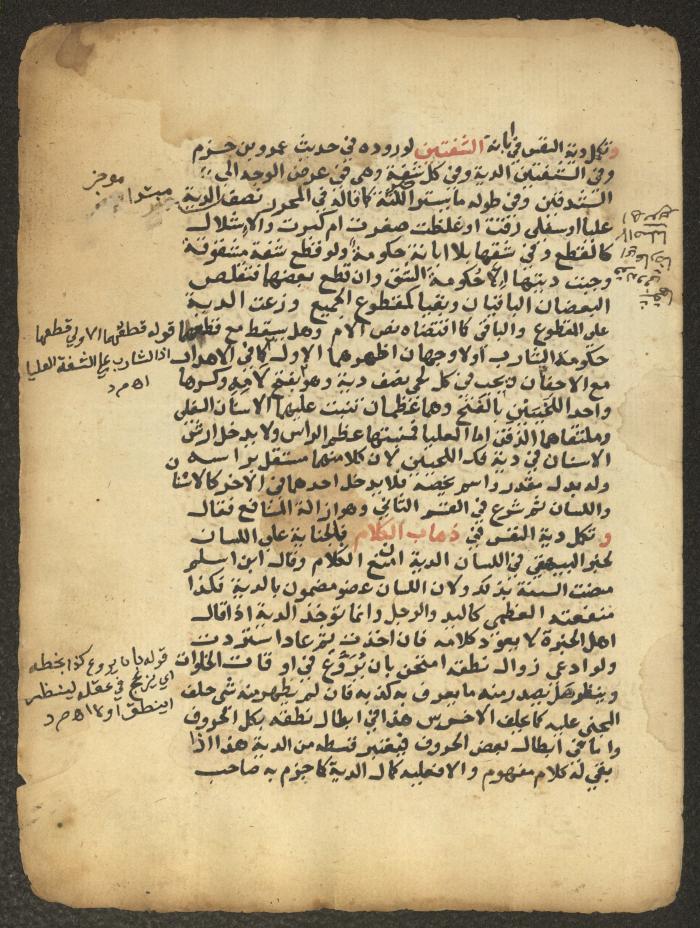 مخطوطة حول العبادات، القرن التاسع عشر