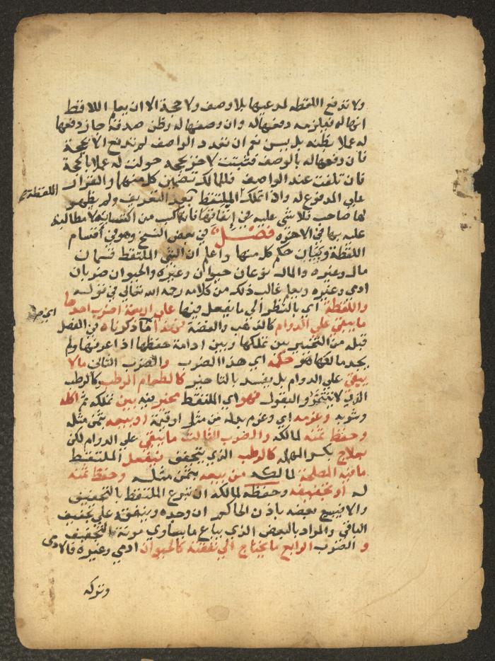 مخطوطة حول العبادات، القرن التاسع عشر