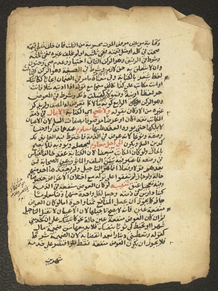 مخطوطة حول العبادات، القرن التاسع عشر