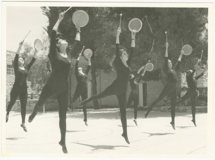 Tambourine Rhythmic Practice, Birzeit University, 1978