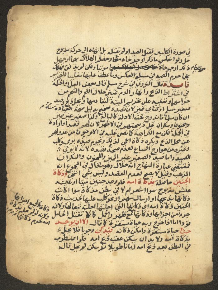مخطوطة حول العبادات، القرن التاسع عشر