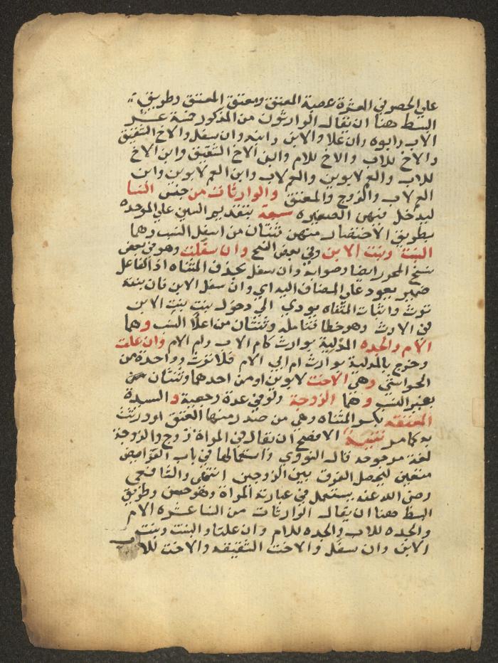 مخطوطة حول العبادات، القرن التاسع عشر
