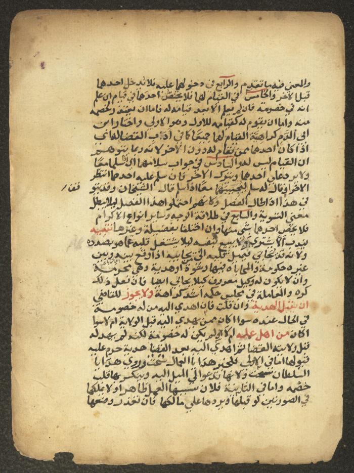 مخطوطة حول العبادات، القرن التاسع عشر