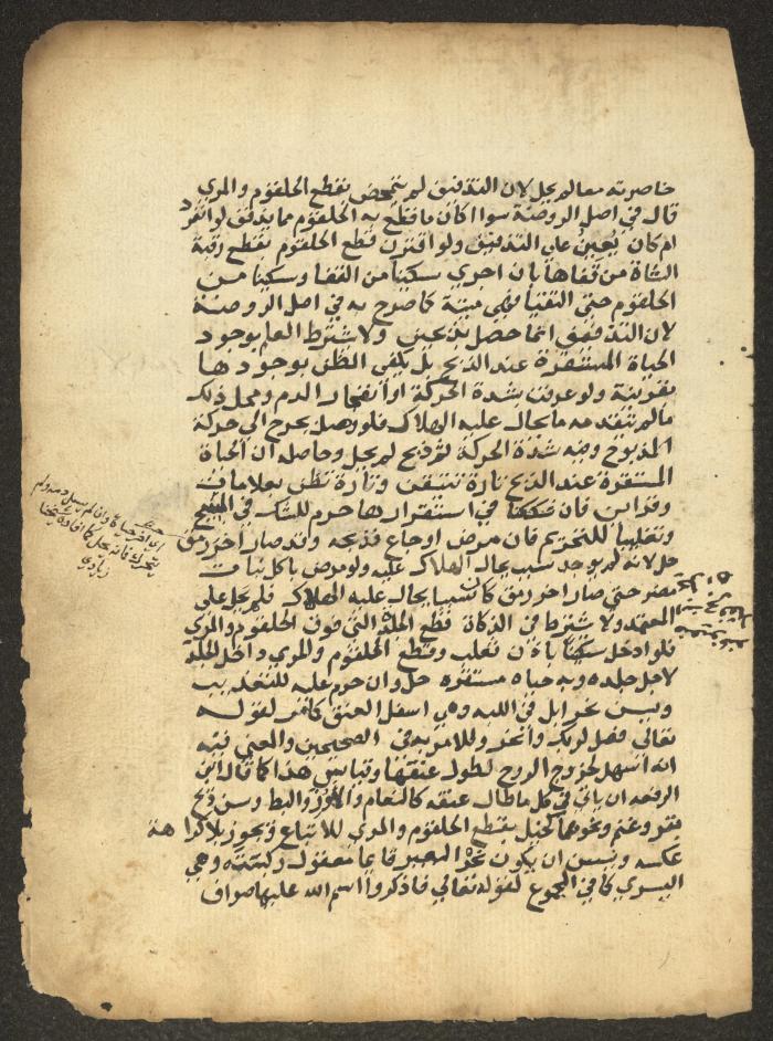 مخطوطة حول العبادات، القرن التاسع عشر